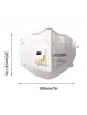 3M Mascarilla protectora desechable 9502V+ (KN95) - Pack 25 unidades-2