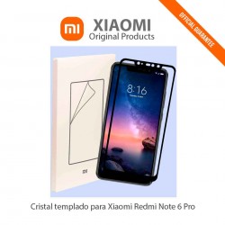 Cristal templado oficial para Redmi Note 6 Pro de Xiaomi