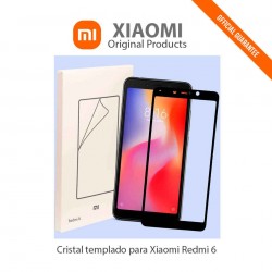Cristal templado oficial para Redmi 6 de Xiaomi