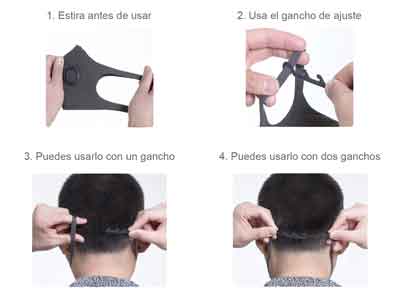 Modos de uso mascarilla Xiaomi